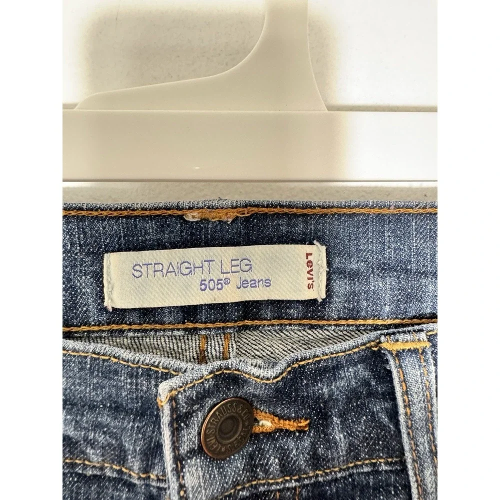 Levi's 505 Straight Leg Jeans Women's Size 6 Cotton